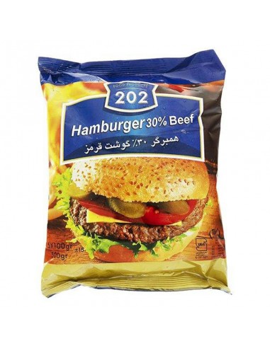 همبرگر 30% گوشت قرمز 5 عددی 202